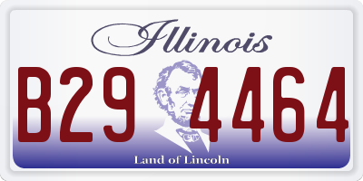 IL license plate B294464