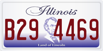 IL license plate B294469