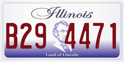 IL license plate B294471