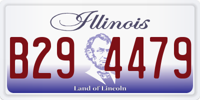 IL license plate B294479