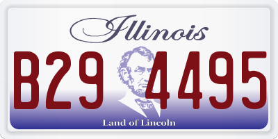 IL license plate B294495