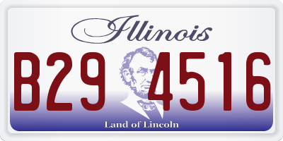 IL license plate B294516