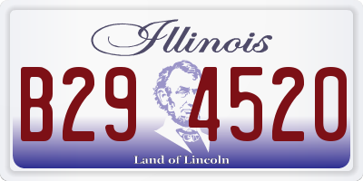 IL license plate B294520