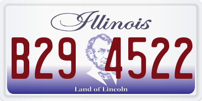 IL license plate B294522