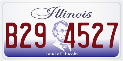 IL license plate B294527