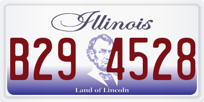 IL license plate B294528