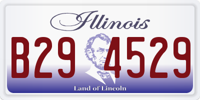 IL license plate B294529