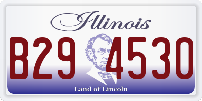 IL license plate B294530