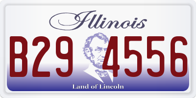 IL license plate B294556