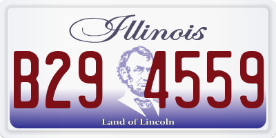 IL license plate B294559