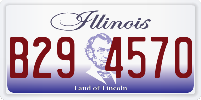 IL license plate B294570