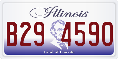 IL license plate B294590
