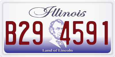 IL license plate B294591