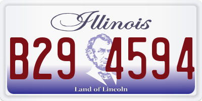 IL license plate B294594