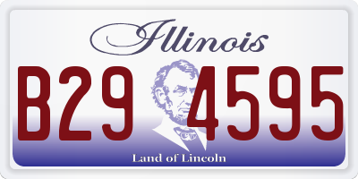 IL license plate B294595