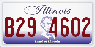 IL license plate B294602