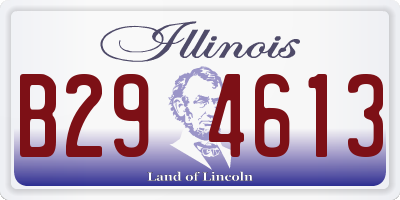 IL license plate B294613