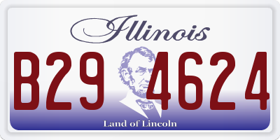 IL license plate B294624