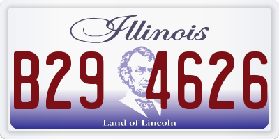 IL license plate B294626