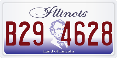 IL license plate B294628
