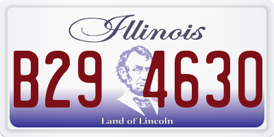 IL license plate B294630