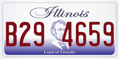 IL license plate B294659