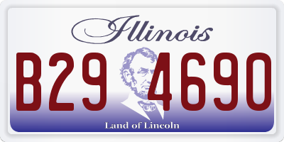IL license plate B294690