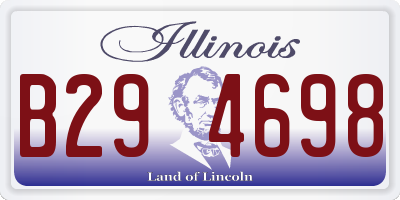 IL license plate B294698