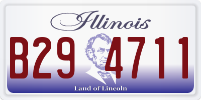 IL license plate B294711