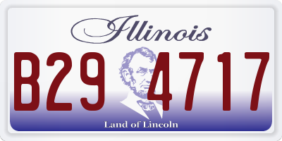 IL license plate B294717