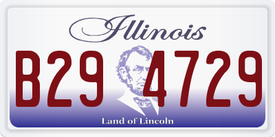 IL license plate B294729