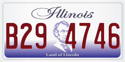 IL license plate B294746