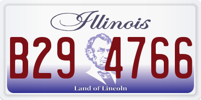 IL license plate B294766