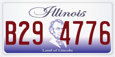 IL license plate B294776