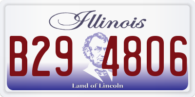 IL license plate B294806
