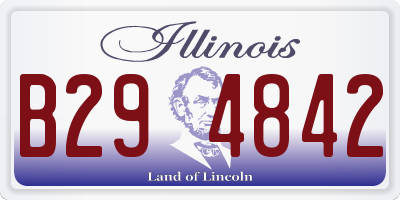 IL license plate B294842