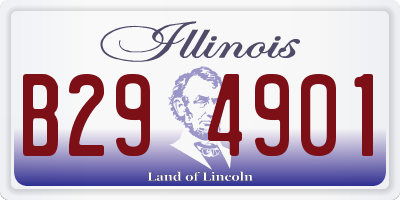 IL license plate B294901