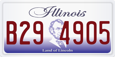 IL license plate B294905