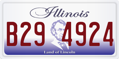 IL license plate B294924