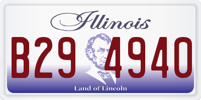 IL license plate B294940