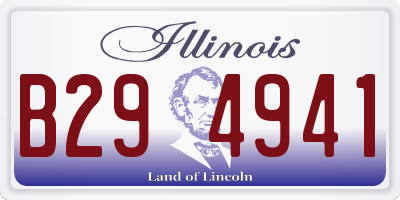IL license plate B294941