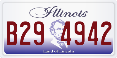 IL license plate B294942