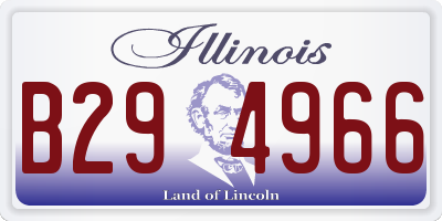 IL license plate B294966