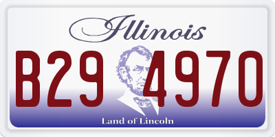 IL license plate B294970