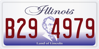 IL license plate B294979