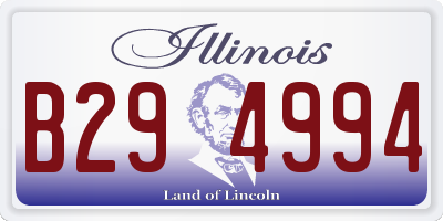 IL license plate B294994