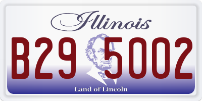 IL license plate B295002