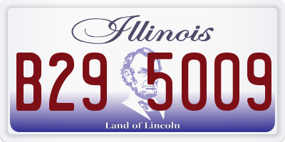 IL license plate B295009