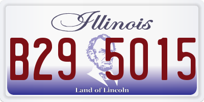 IL license plate B295015