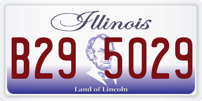 IL license plate B295029